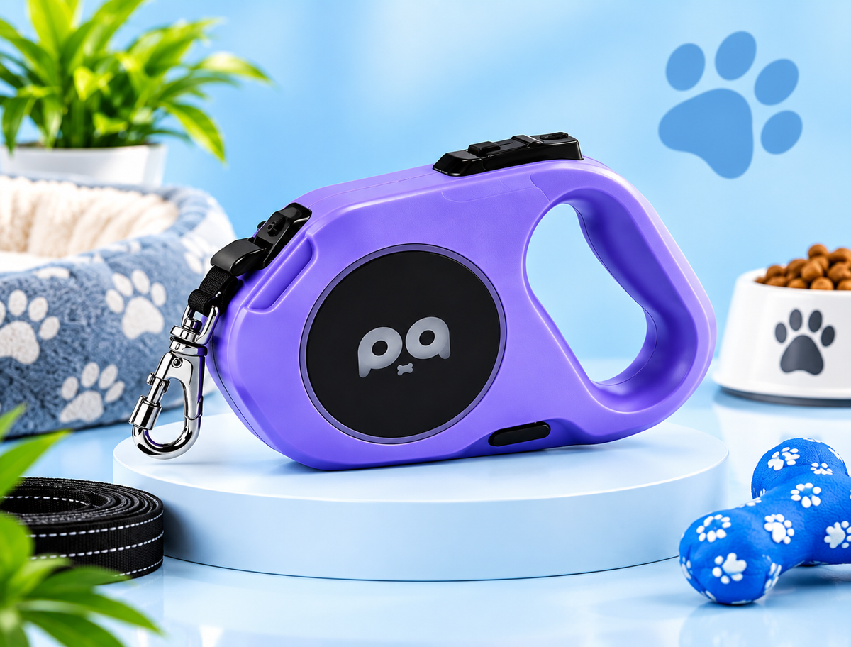 Retractable LED Dog Leash